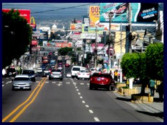 Central San Salvador 14 - commercialized road towards the old town